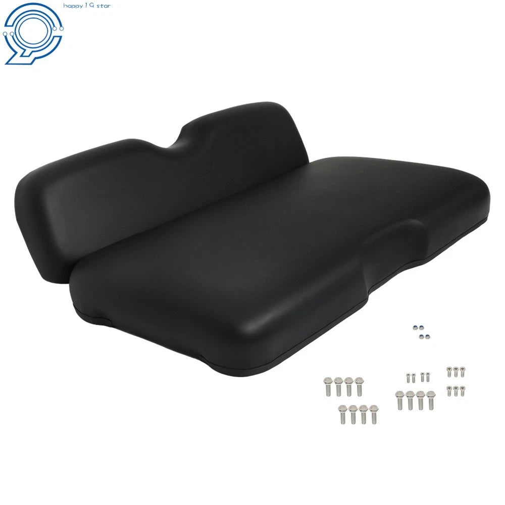 Set of 2 Black Front Seat Cushions for EZGO RXV (2008-Present)