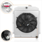 3-Row Aluminum Cooling Radiator with Fan Shroud for Chevy Suburban/Pickup (1947–1954)