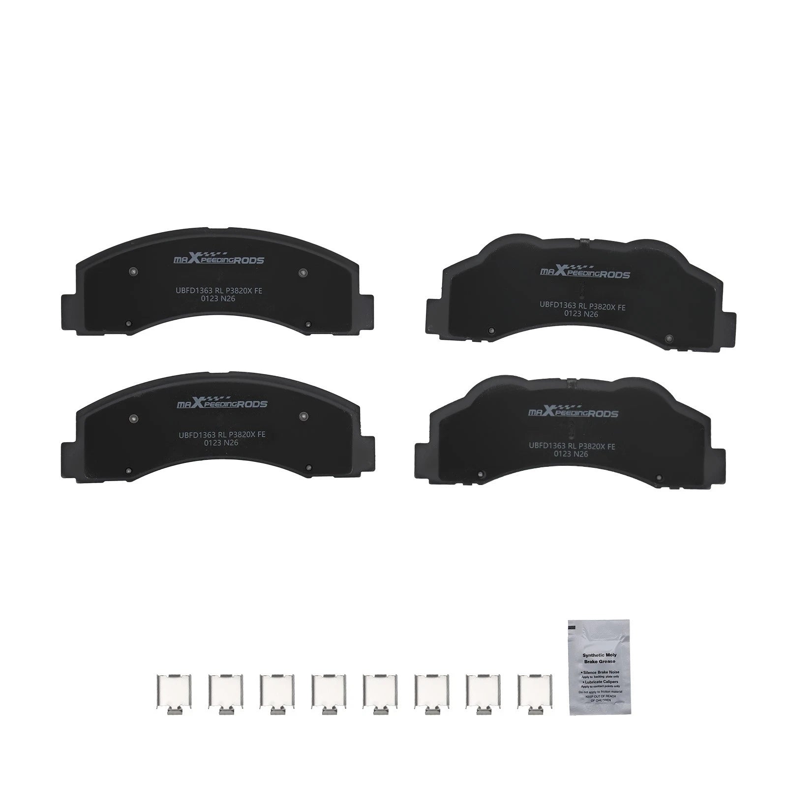 Front Brake Pads Kit for Ford Expedition F-150 (2010–2021) D1414 P1414