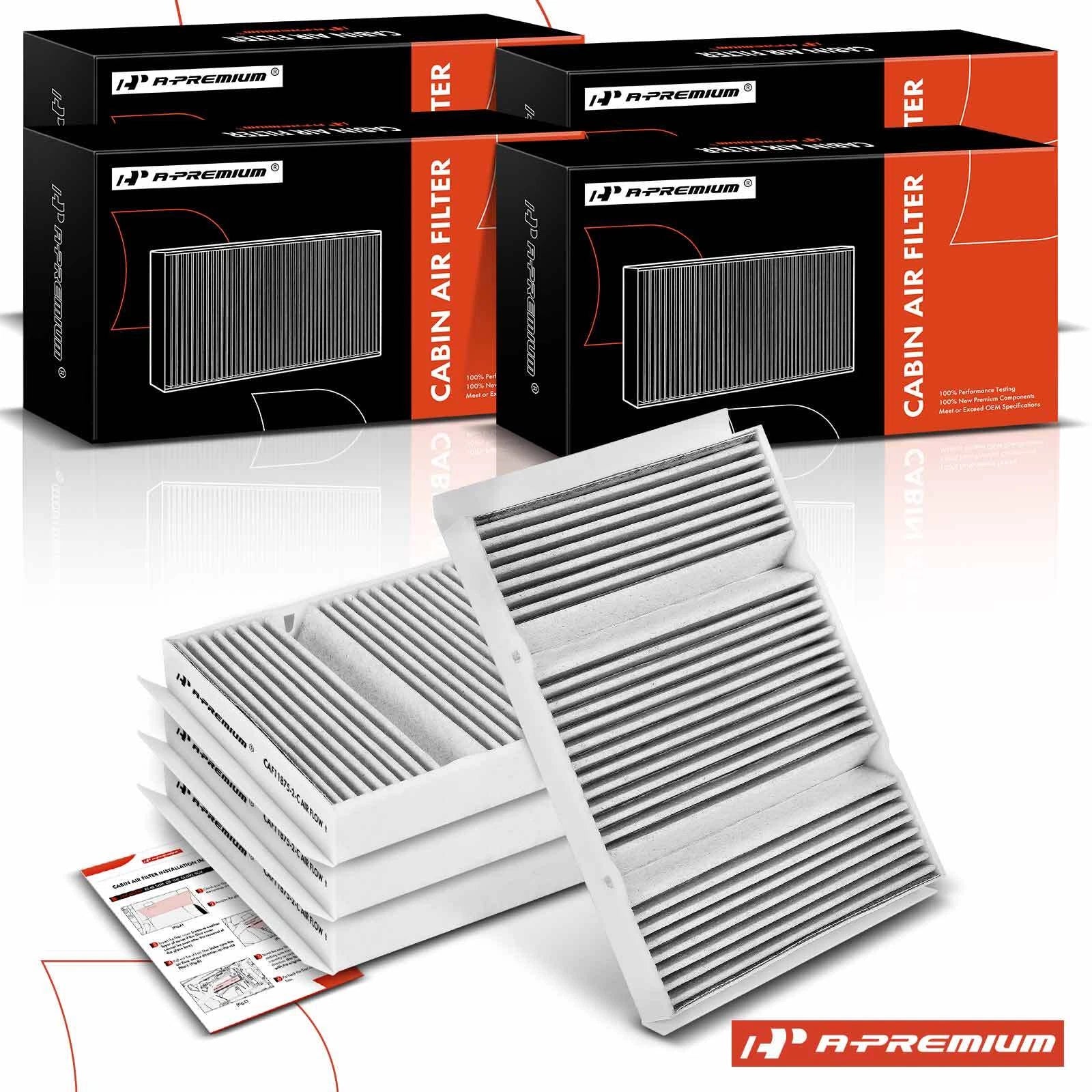 Set of 4 Cabin Air Filters for Mercedes-Benz Maybach S560 (2018–2019)