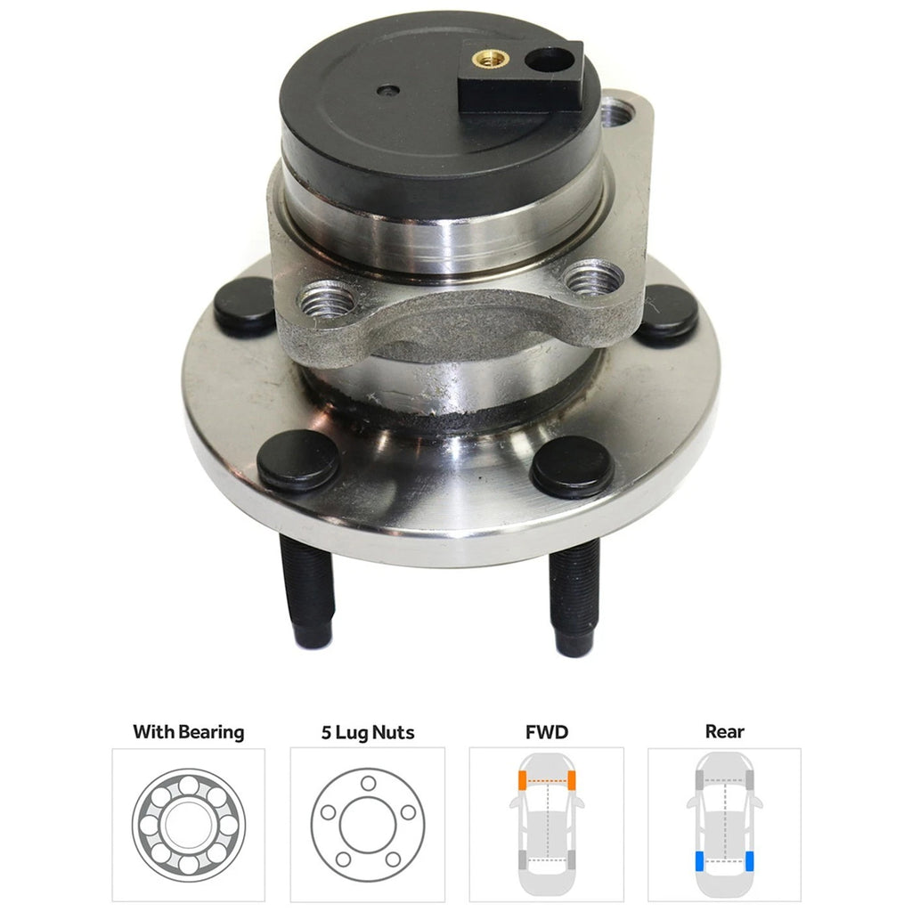 Wheel Hub for Ford Edge (2007–2008) Rear Driver or Passenger Side