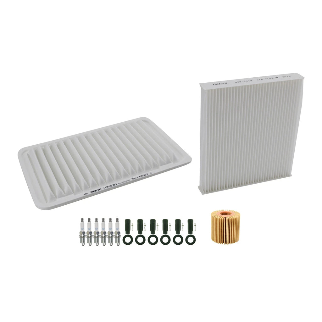 Tune Up Kit with NGK 6 Spark Plugs & Boots for Toyota Highlander (2008–2013)