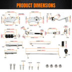 Forward Controls Pegs Levers Linkage for Harley Sportster 883 1200 (1991–2003)