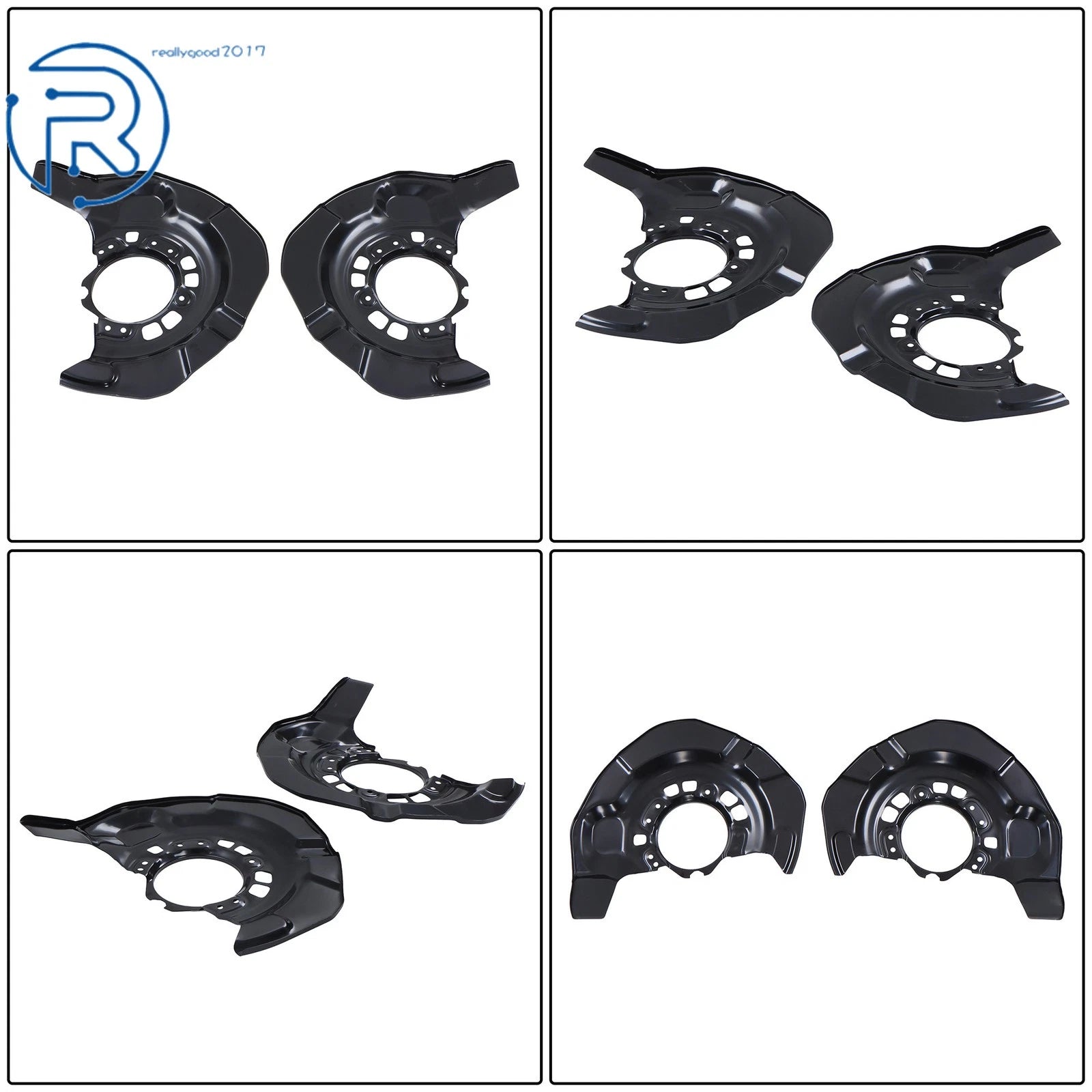 Set of 2 Brake Dust Shields for Lexus RX330 RX350 RX400h (2004–2006)
