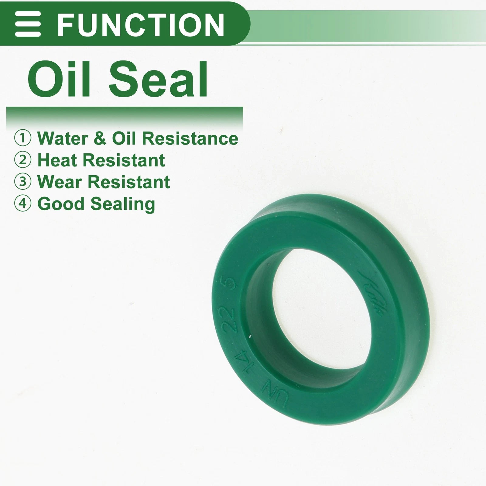 Set of 5 Oil Seal Ring 14x22x5mm for Rotary Shaft (High Pressure)