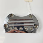 Handlebar Gauge Mount Clamp with 5 Indicator Holes for XL (Chrome)