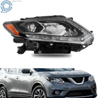 LED Headlight for Nissan Rogue (2014-2016) Chrome Passenger Right Side