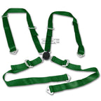 2" Nylon Strap 4 Point Camlock Harness for JDM Racing Seat Belt