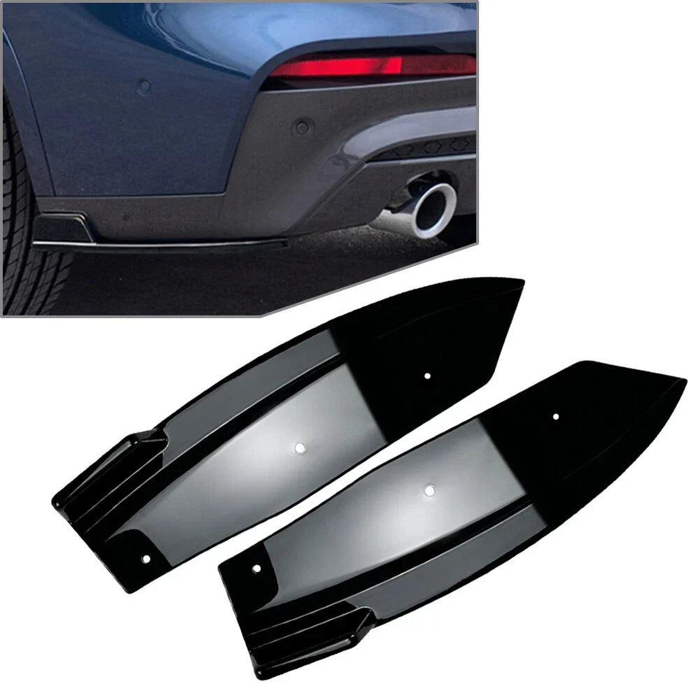 Rear Bumper Lip Splitters for BMW X4 G02 M Sport (2018-2021)