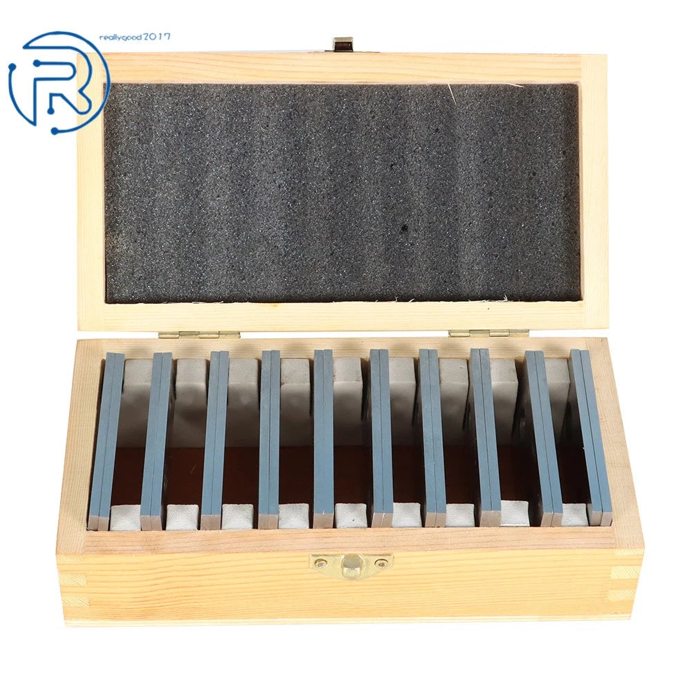 Set of 10 Precision Parallel Bars for Various Applications (1/8 × 3 Inch)