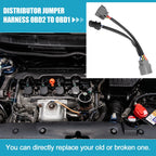 10 Pin OBD2 to OBD1 Distributor Adapter for Honda Civic (1996–1998)