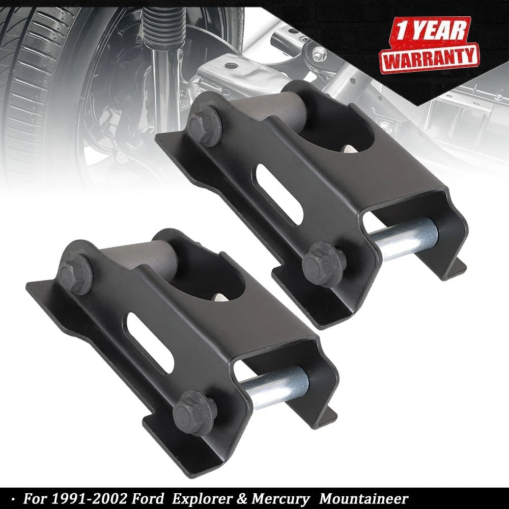 2Pcs Rear Leaf Spring Shackle Repair Kit for Ford Explorer Mountaineer