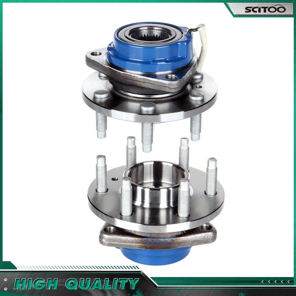 2X Front Wheel Hub Bearing Assembly for Buick Terraza (2006–2007) 5 Bolts W/ABS