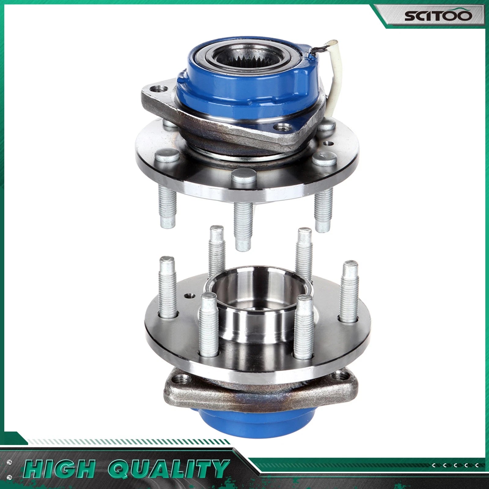 2X Front Wheel Hub Bearing Assembly for Buick Terraza (2006–2007) 5 Bolts W/ABS