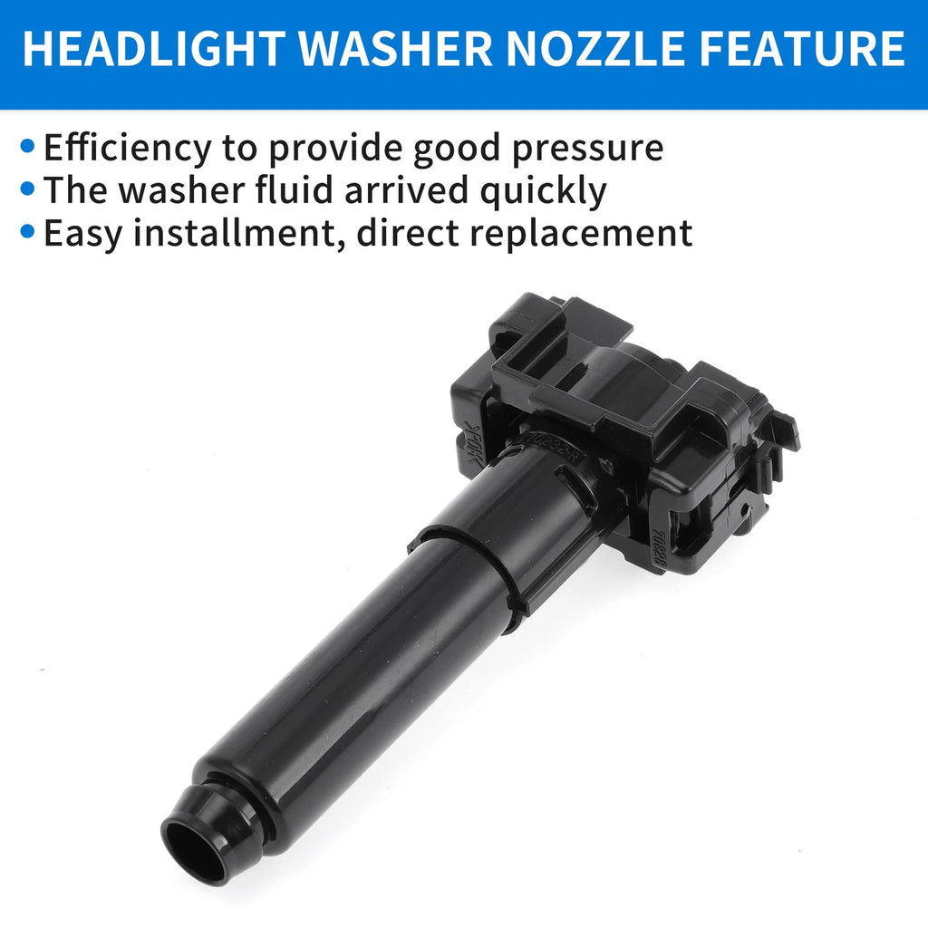 Front Passenger Headlight Washer Nozzle for Toyota Land Cruiser (2008–2021) No.852070G020