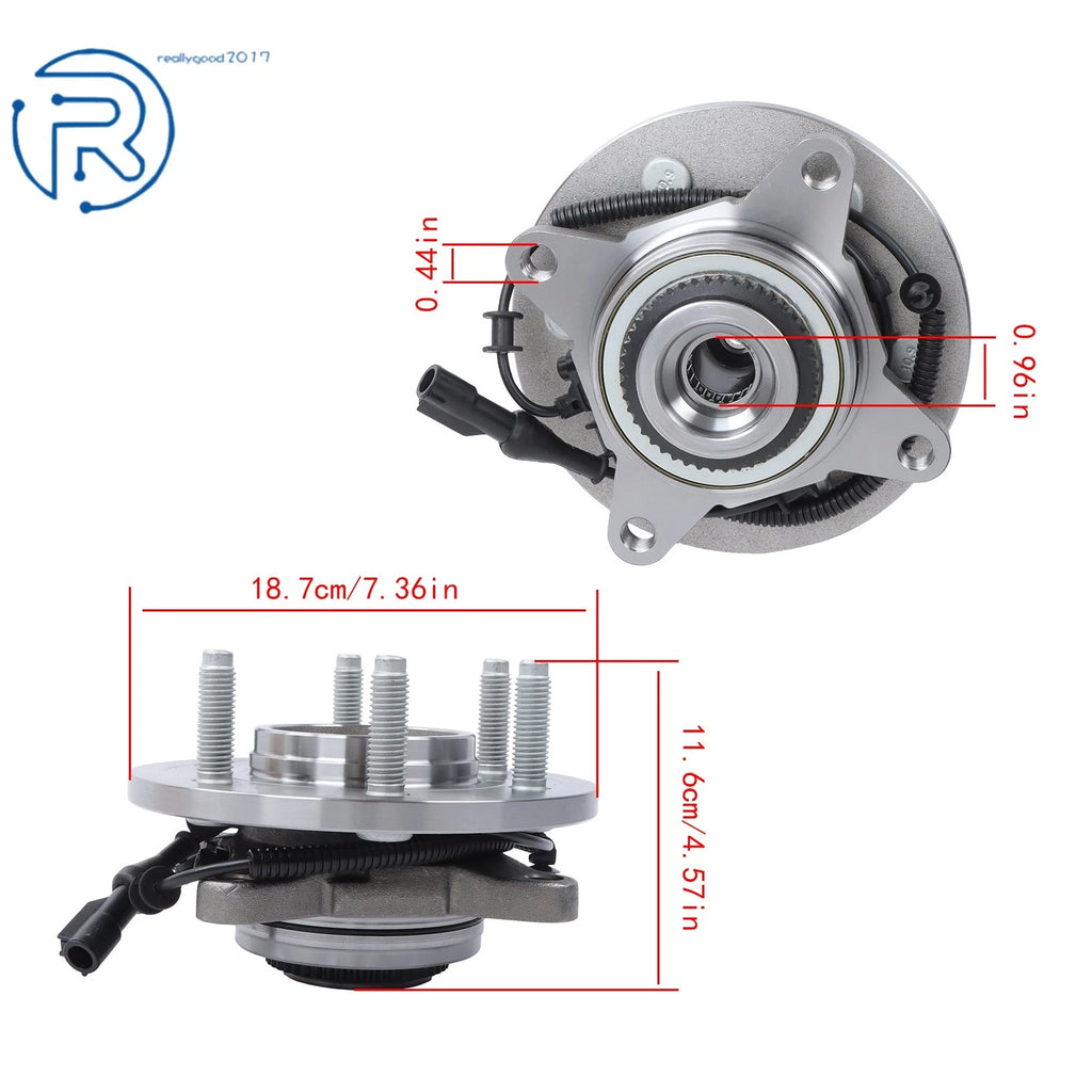 Front Wheel Hub 6 Lug for Ford F-150, Lincoln Mark (2005–2008) 515079