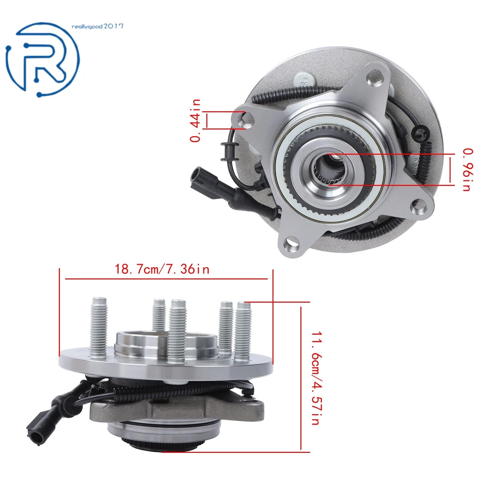 Front Wheel Hub 6 Lug for Ford F-150, Lincoln Mark (2005–2008) 515079