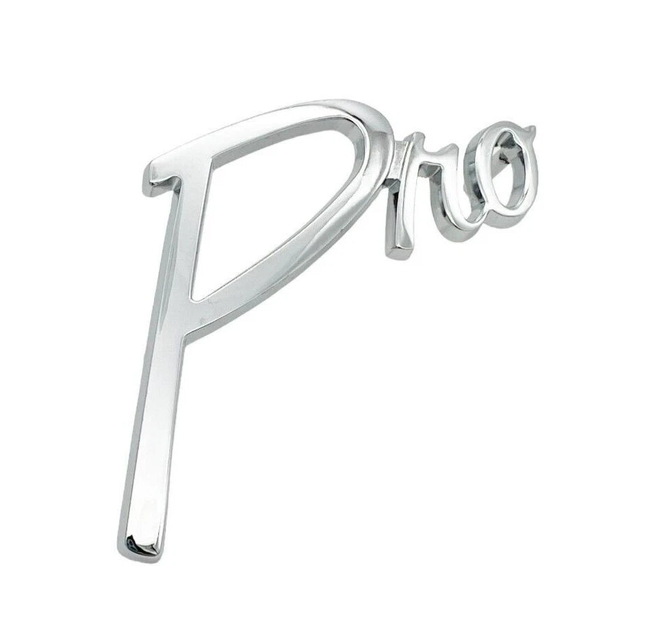 Custom Chrome Pro Street Emblem for Hot Rods and Classic Cars (Universal)