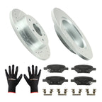 Brake Rotors & Ceramic Pads Kit for Saturn Aura (2007–2009) S-55094 P-1033