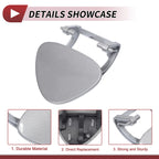 Front Right Washer Nozzle Cover Cap for Mercedes-Benz E320 (1994–2006) Silver Tone