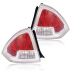 2PC Tail Light Set for Ford Fusion (2006–2009) Chrome Left Right Side