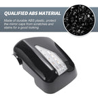 Pair Rearview Mirror Cover Overlay with LED Gloss Black for Lexus RX300 (1999–2003)
