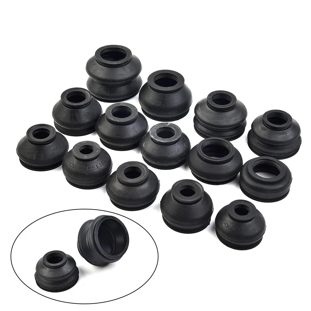 14 Piece Rubber Dust Cover Set for Track Rod End Ball Joint