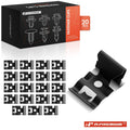 20Pcs Metal Window Reveal Molding Clips for Chevy C10, Impala (1960–1987)