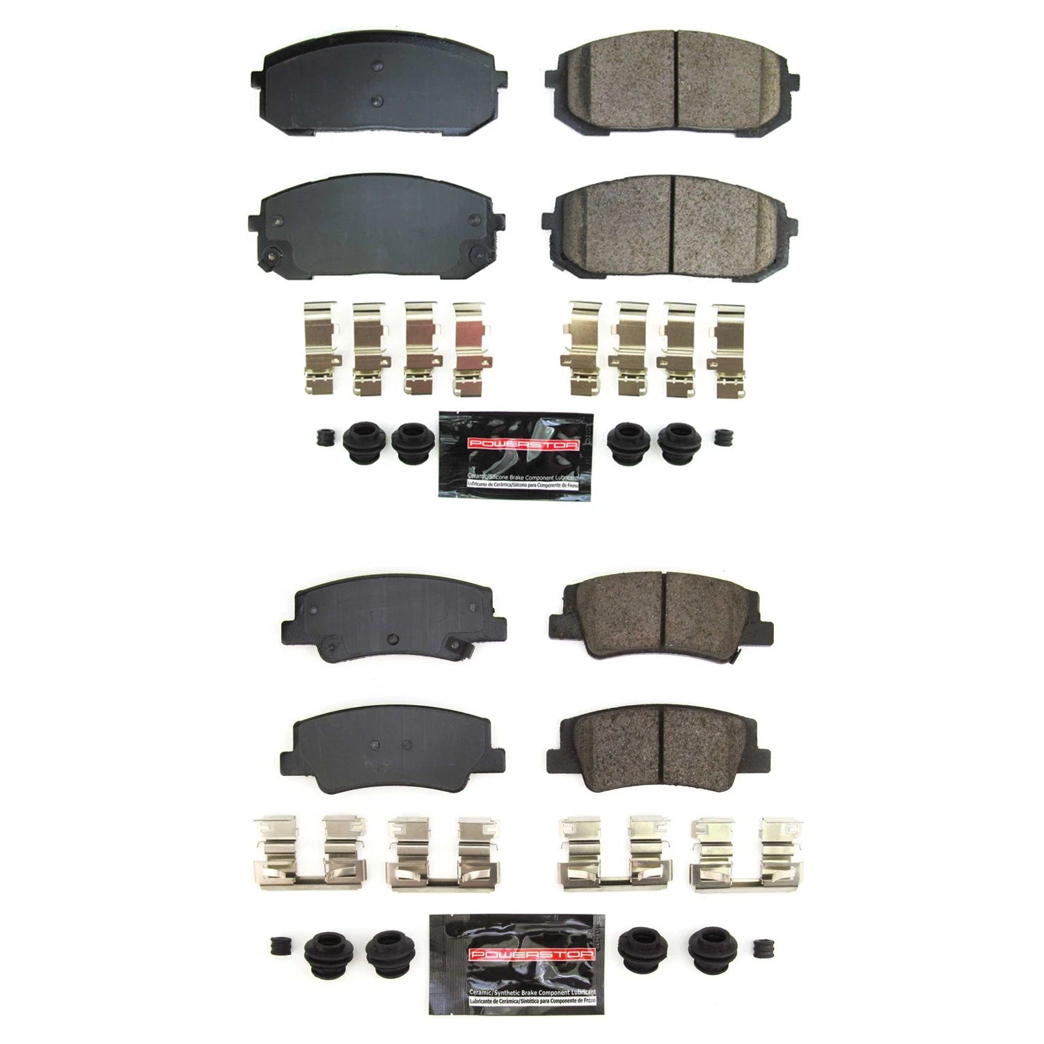 PowerStop Z23 Carbon-Fiber Ceramic Brake Pads Kit for Sonata K5