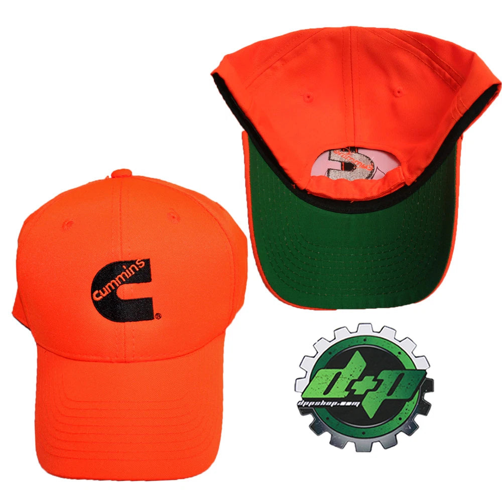 Cummins Ball Cap Camo Blaze Orange for Trucks