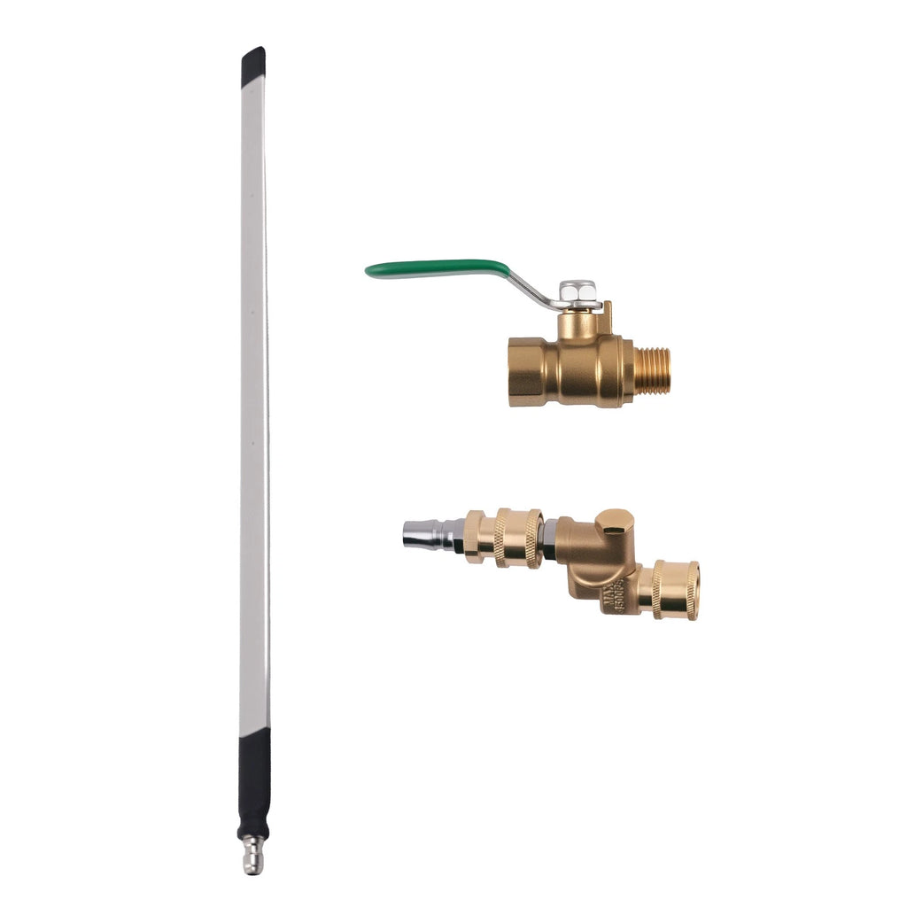 Radiator Cleaning Wand for Pressure Washer (24", 23.62")
