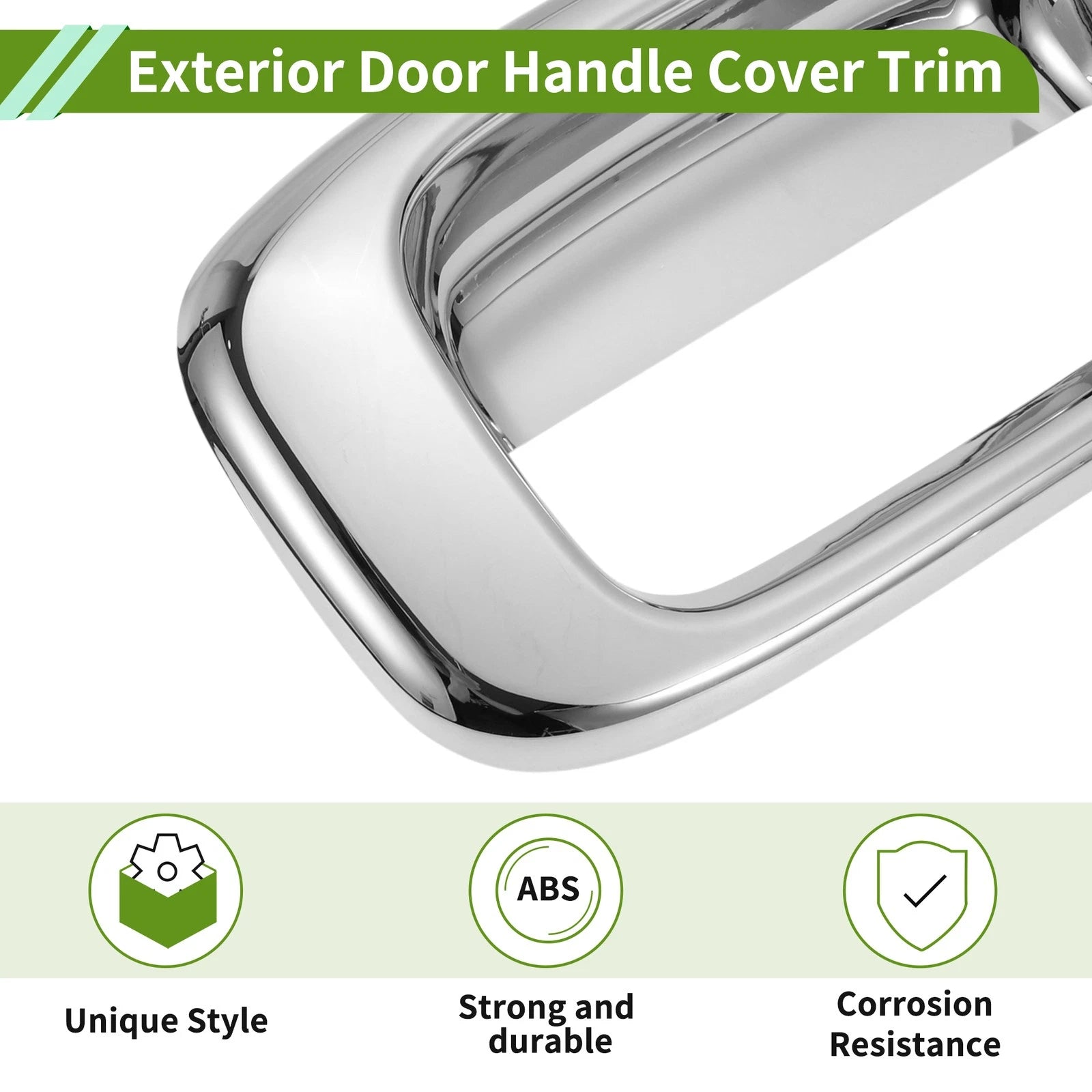Exterior Door Handle Cover Trim for Chevy Silverado 1500 (1999–2006) ABS