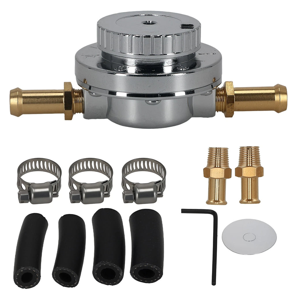 Adjustable Fuel Pressure Regulator 1-6 PSI for Classic Cars Motorcycle