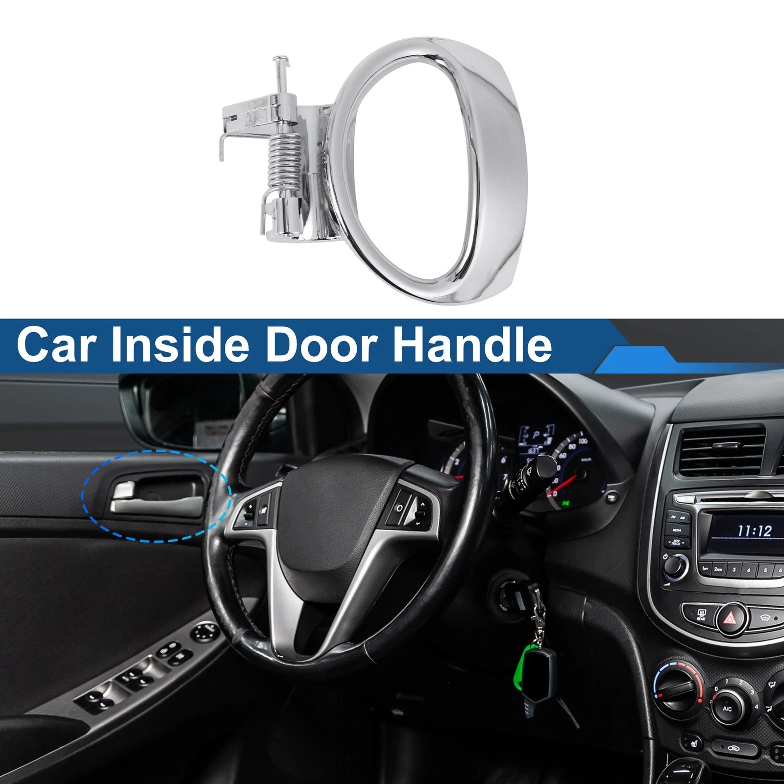 Front Driver Side Interior Door Handle for Chevrolet HHR (2006–2011) No.19299613
