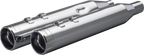 Slip-On Mufflers for Harley Davidson (2014–2023) - Chrome Klassic Tip 202975