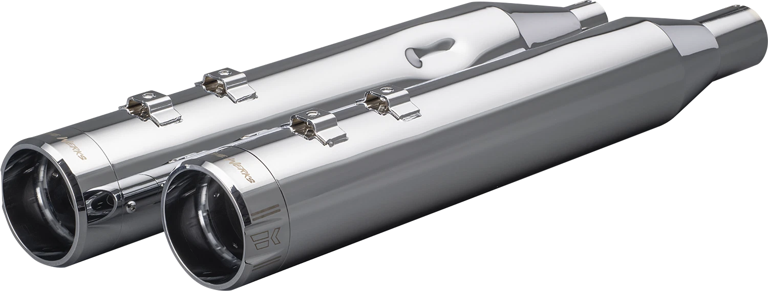 Slip-On Mufflers for Harley Davidson (2014–2023) - Chrome Klassic Tip 202975