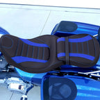 Black Driver Passenger Seat for Harley Road King Electra Glide (2009–2023)