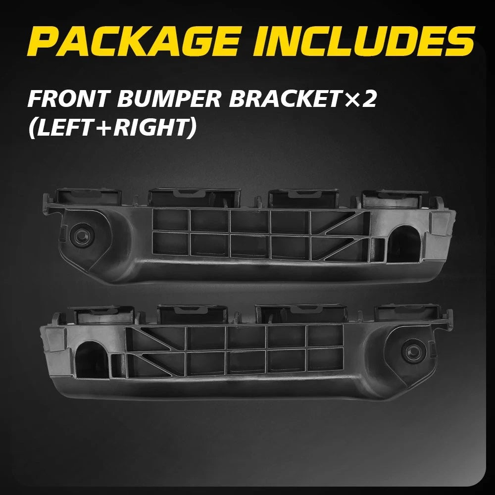 Set of 2 Front Bumper Support Brackets for Toyota Yaris (2012–2014)