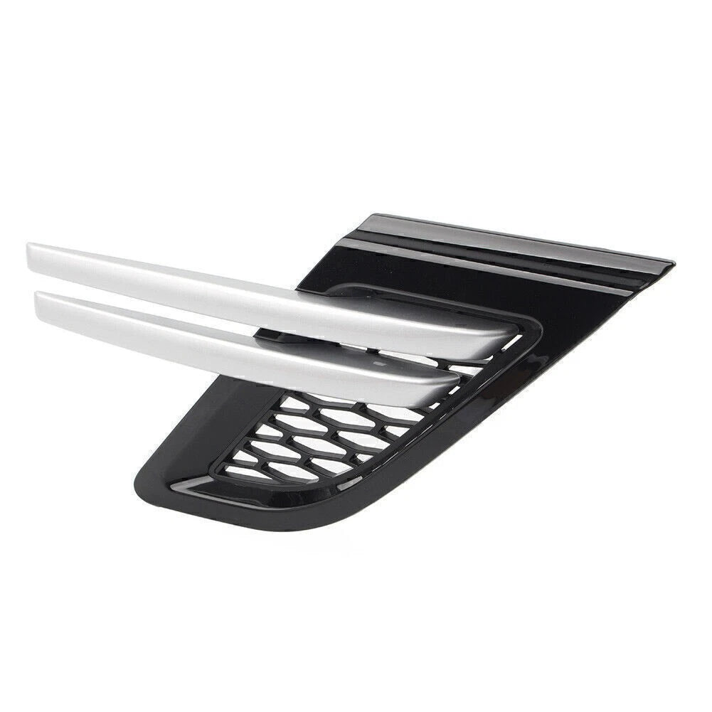 Front Fender Air Vents Grill for Range Rover Sport (2014–2017) Black/Silver