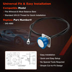 Remote Brake Bias Adjuster Knob & Cable for Racing Systems (5 Feet)