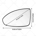 Left Side Mirror Glass with Base for Holden Cruze JG (2009)