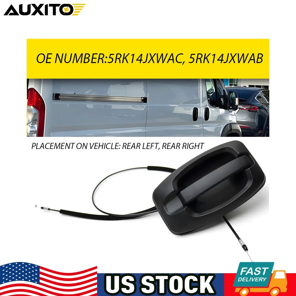 Sliding Door Handle with Cable for Ram ProMaster 1500 2500 3500 (2014–2022)