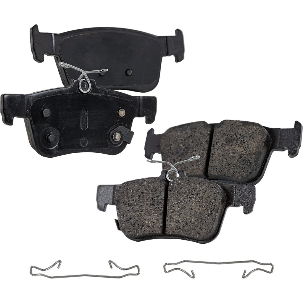 Rear Brake Disc Rotors and Pads Kit for Honda Civic (2016–2023)