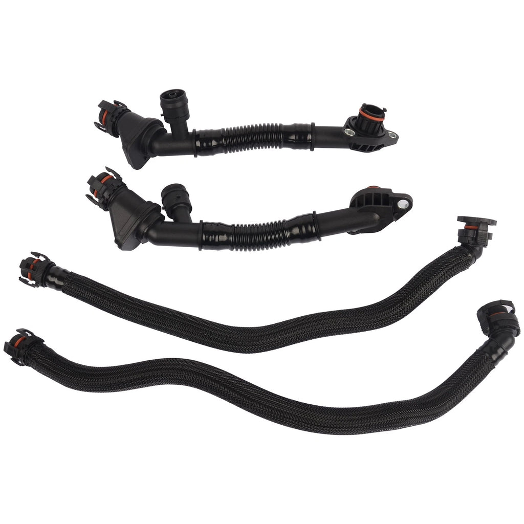 Set of 4 Breather Hoses for BMW 550i 650i 750i X5 X6 (2008–2016)