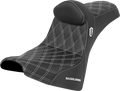SADDLEMEN Pro Series SDC Performance Seat for Motorcycle (w/ Backrest)