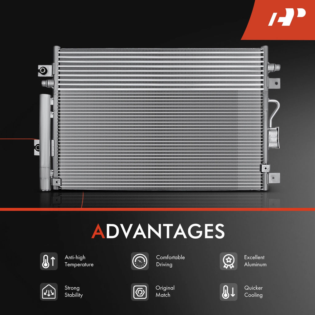 A/C Condenser with Receiver Drier for Jeep Cherokee (2019-2021)