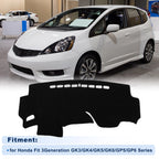 Dash Cover for Honda Fit (2014–2020) GK3/GK4/GK5/GK6/GP5/GP6 Black