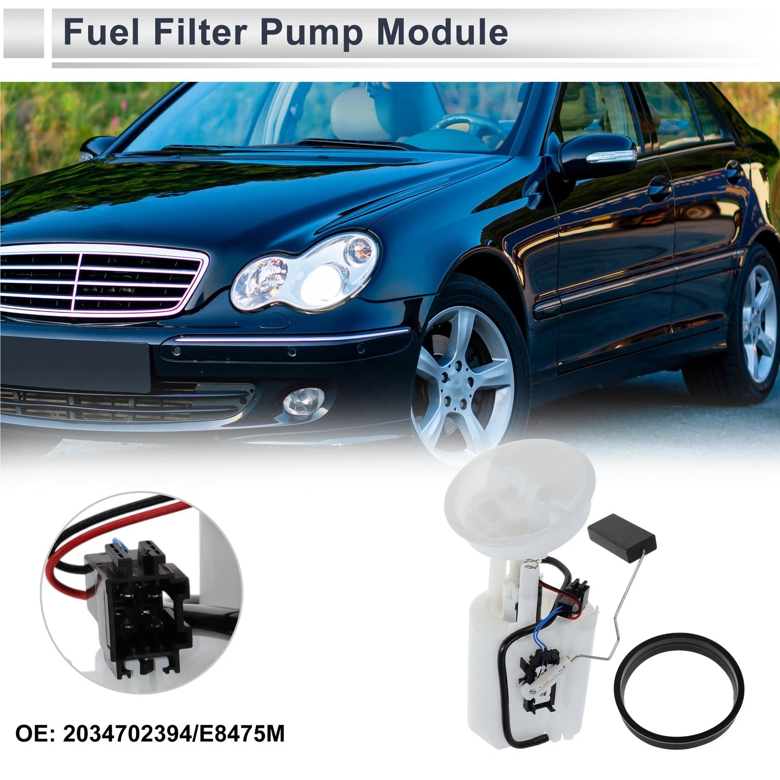 Fuel Pump Assembly for Mercedes Benz C230 W203 (2001–2007) No. 2034702394