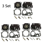3X Carburetor Kit for Homelite Lawn Mower (Zama RB-142, C1U-W32, C1U-W32A)