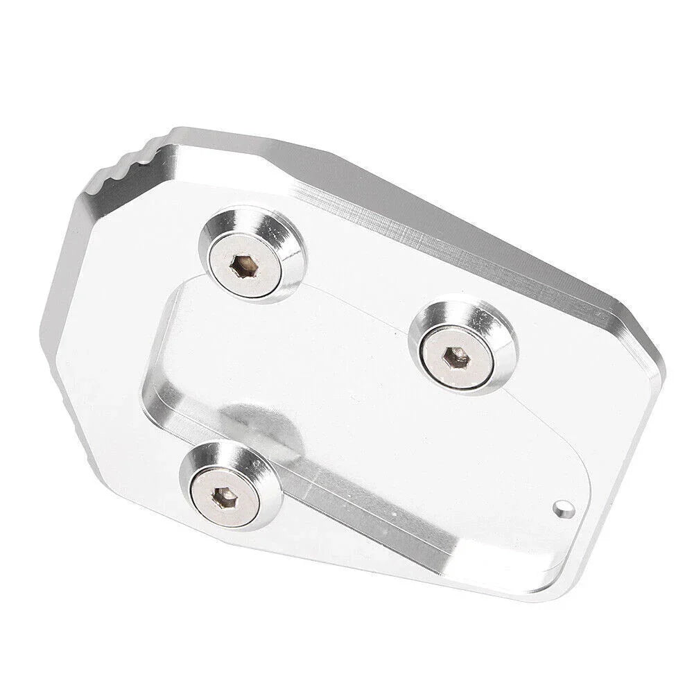 Kickstand Side Stand Extension Pad for Yamaha MT09 (2013-2016) Silver